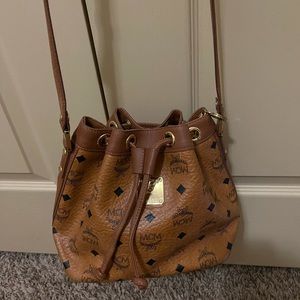 MCM drawstring crossbody bag